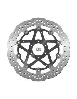 Disc frana fata NG -  DUCATI MONSTER 696 '08-14, ST3/ST4 '03-07 (320X64X5MM) (6X8,5MM) WAVE flotant (centru aluminiu)