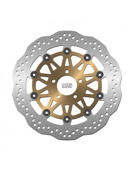 Disc frana fata NG -  KAWASAKI VN 1500 MEAN STREAK - '02-'04, VN 1600 MEAN STREAK - '04-'08, ZX-12R/ZX-7R '00-04, ZZR1000 '93-01 (320X61X5MM) (5X10,5MM) WAVE flotant