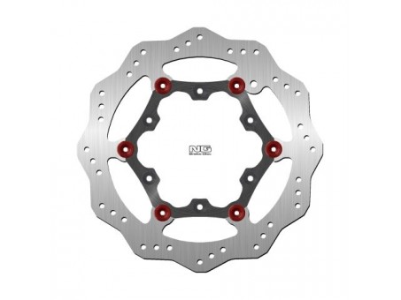 Disc frana fata NG -  AJP PR4 125 '05-09, BETA ALP 4.0 '05, GAS GAS EC250/300 '96-20 (260X108X3MM) (6X6,5MM) WAVE flotant