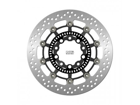 Disc frana fata NG -  KAWASAKI ER6N '05-'17, KLE 650 VERSYS '07-'21, ZX6R '13-'18 ,VULCAN 650 '15-'21 (300X80X5MM) (5X10,5MM) flotant (centru aluminiu)