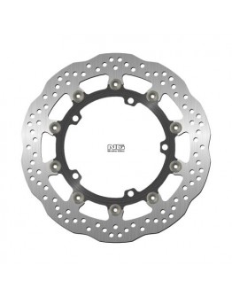 Disc frana fata NG -  TRIUMPH SPEED TRIPLE 1050 '11-17, STREET TRIPLE 1050 '08-'17, TROPHY 1215 '12-'18 (320X150X5MM) (5X10,5MM) WAVE flotant (centru aluminiu)