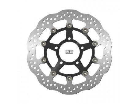 Disc frana fata NG -  TRIUMPH DAYTONA 955 '02-06, SPRINT 1050 '05-14 (320X78X4,5MM) (5X10,5MM) WAVE flotant (centru aluminiu)