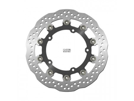 Disc frana fata NG -  YAMAHA FZS 600 '04-10, MT-03 '05-14, XJR1300 '95-13, R6 '03-09 (298X132X5MM) (5X8,5MM) WAVE flotant (centru aluminiu)