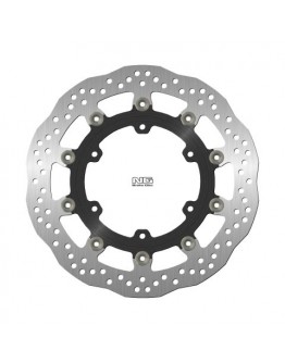 Disc frana fata NG -  YAMAHA FJR1300 '05-21 (320X132X4,5MM) (6X8,5MM) WAVE flotant (centru aluminiu)