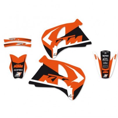 Kit grafic BLACKBIRD KTM 2T '93-'97 (2 STROKE ALL MODELS) DREAM 4 culoare Portocaliu Alb Negru