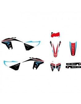 Kit grafic BLACKBIRD FANTIC XX XE '21-'22 DREAM 4 culoare Negru Alb Rosu Albastru