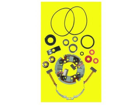 Kit reparatie electromotor ARROWHEAD HONDA TRX/CBR/VT/VTR, KAWASAKI VN/ZRX/ZZR/GPZ, YAMAHA XT/XV/XVZ/YFM (cu suport de perii)