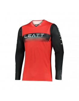 Tricou Leatt Moto 5.5 Ultraweld Jersey Red - Negru/Rosu	