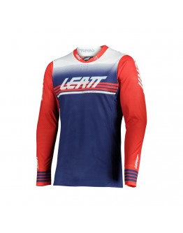 Tricou Leatt Moto 5.5 Ultraweld Jersey Royal - Albastru/Rosu	