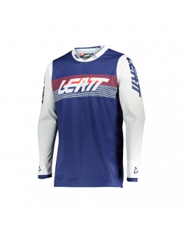 Tricou Leatt Moto 4.5 Lite Jersey Royal - Albastru/Alb