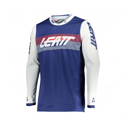 Tricou Leatt Moto 4.5 Lite Jersey Royal - Albastru/Alb