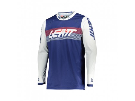 Tricou Leatt Moto 4.5 Lite Jersey Royal - Albastru/Alb