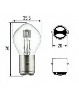 Bec HELLA - S2 35/35 W 12V BA20D