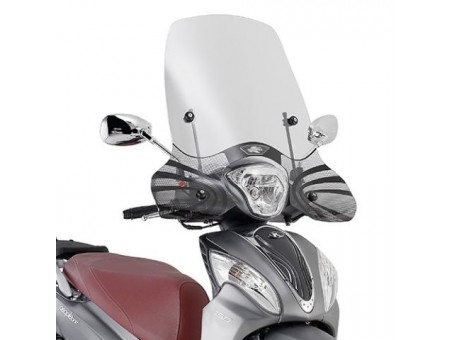 Parbriz moto KAPPA - KYMCO PEOPLE ONE 125/150 '13-20, 46 X 68 CM Transparent