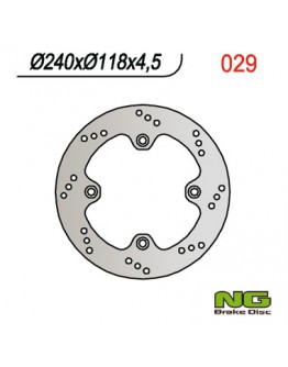 Disc frana spate NG - SUZUKI DR 650 S/SE '96-'11, XF 650 FREEWIND '97-02, (240X118X4,5MM) (4X10,5MM)