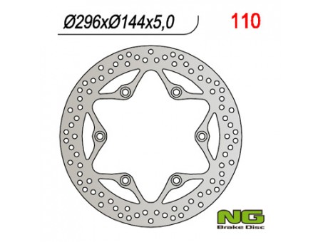 Disc frana fata NG -  HONDA CB 500, CBF 500/600, VFR 750, VT 750 C, CBR 1000 (296x144x5)