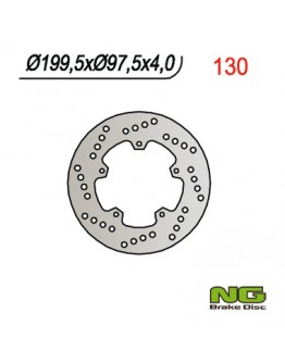 Disc frana spate NG - PIAGGIO 50 / 80 / 125 / 150, MALAGUTI 50 CENTRO '97-'00, DERBI ATLANTIS (200X97X4MM) (5X6,25MM)