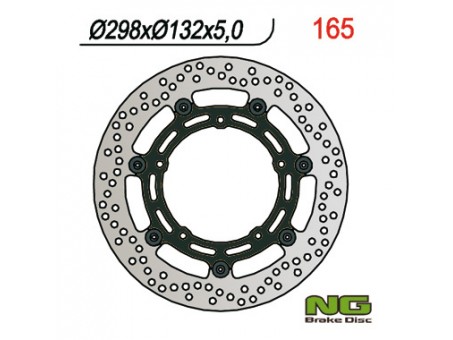 Disc frana fata NG -  YAMAHA FZ6/R6/MT03/MT07/MT09/XJ6 (NG165V) (298x132x5)(5X8,5MM)