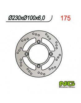 Disc frana spate NG - KAWASAKI ZEPHYR 750 92-97, ZZR600 '90-'92 (4X10,25) (230x100x6)