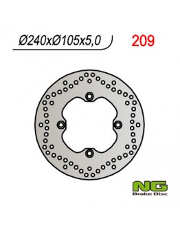 Disc frana spate NG - HONDA XL 600/650/700V TRANSALP 91-'99, CB 500 93-03, CB750 92-95 (240X105X5) (4X10,5MM)