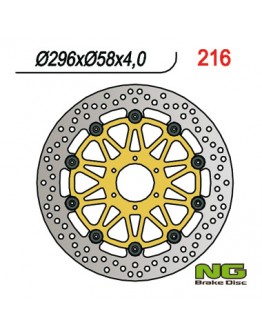 Disc frana fata NG -  HONDA CBR 600/900, VTR 1000F (296x58x4) (6X6,5mm) flotant