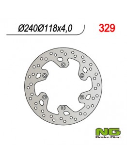 Disc frana spate NG - SUZUKI RM 125 '99-'10, RM 250 '99-'08, DRZ400SM '04-'10 (240X118X4)