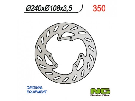 Disc frana fata NG -  HONDA CRF 250L 12-20, YAMAHA DT 50R 03-08 (240X108X3,5)