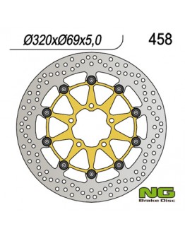 Disc frana fata NG -  SUZUKI GSXR600/750 '97-'03, GSXR1000 '00-'04, TL1000, GSXR1300 HAYABUSA '99-07 (320x69x5) flotant