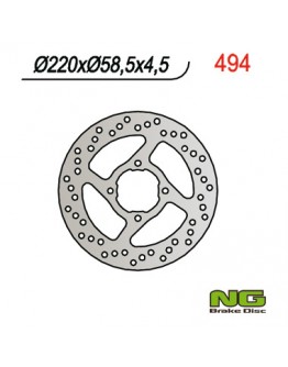 Disc frana spate NG - YAMAHAYFS 200 BLASTER '88-'07, KODIAK 400/450, RAPTOR 660 '01'-05, BANSHEE (220x58x4) (4X8,5MM)