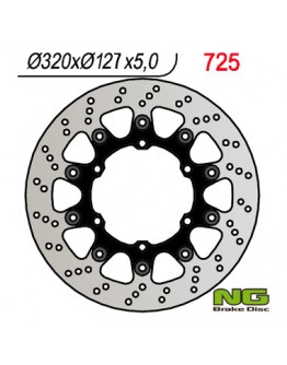 Disc frana fata NG -  HUSABERG FS 650 '05-'08, FS 450 '15-'17, SUPERMOTO 701 '15-'17, KTM DUKE 620 / 640 '94-'02, LC4 640 ADV '01-'02, LC4 660 SMC '05-'08, SM 690 '07-'08, SMC 625 / 690 '04-'14, (320X127X5MM) (6X6,25MM)