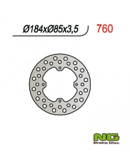 Disc frana spate NG - KAWASAKI, SUZUKI RM 80/85 (86-04) (184x85x3,5)