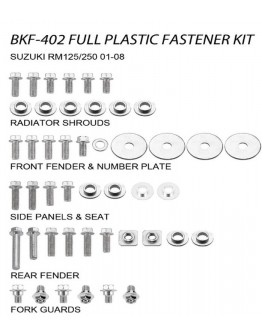 Set suruburi carena SUZUKI RM 125/250 '01-08 (BKF-402)
