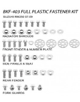 Set suruburi carena SUZUKI RMZ 250 '07-09 (BKF-403)