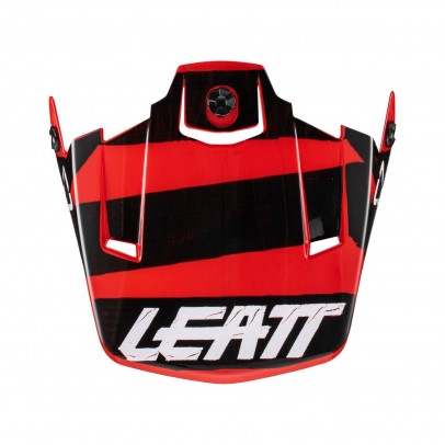 Leatt vizor pentru casca copii Moto 3.5 Junior V22 Red - Negru/Rosu