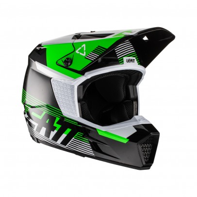 Casca Offroad Moto Leatt 3.5 V22 - Negru/Verde