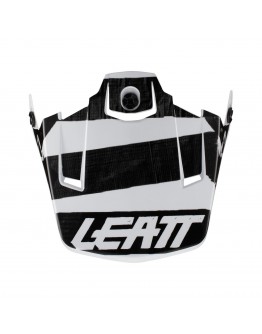 Leatt vizor pentru casca GPX 3.5 V22 White - Negru/Alb	