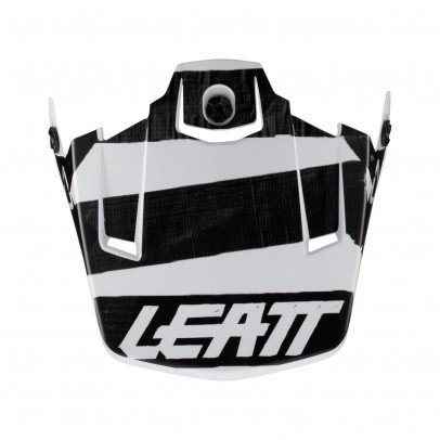 Leatt vizor pentru casca GPX 3.5 V22 White - Negru/Alb