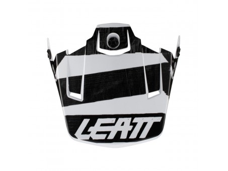 Leatt vizor pentru casca GPX 3.5 V22 White - Negru/Alb