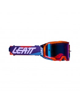 Ochelari Leatt Velocity 5.5 Iriz Neon Orange Uc 26% Mirror Lens Blue/Pink - Albastru/Mov/Portocaliu fluo