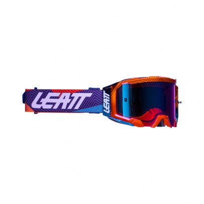 Ochelari Leatt Velocity 5.5 Iriz Neon Orange Uc 26% Mirror Lens Blue/Pink - Albastru/Mov/Portocaliu fluo