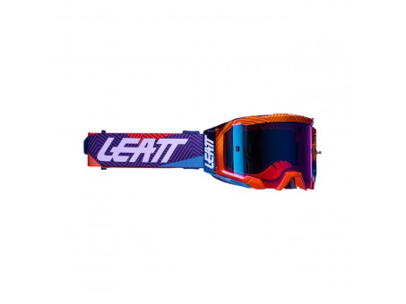 Ochelari Leatt Velocity 5.5 Iriz Neon Orange Uc 26% Mirror Lens Blue/Pink - Albastru/Mov/Portocaliu fluo