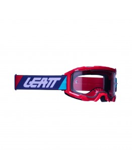 Ochelari Leatt Velocity 4.5 Red Clear 83% - Rosu/Albastru	