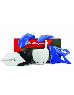 Kit plastice POLISPORT - YAMAHA YZ - Albastru Alb