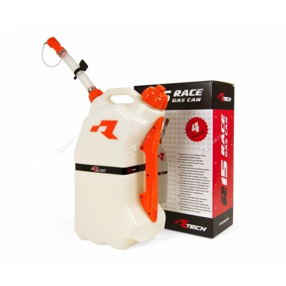 Canistră Racetech (RTech) pentru Realimentare Rapidă Motociclete 15L - Portocaliu