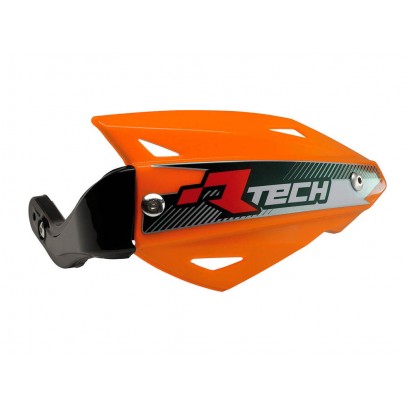 Set Handguard Racetech (RTech) Vertigo ATV Cu 3 Tipuri de Prindere pe Ghidon - Portocaliu