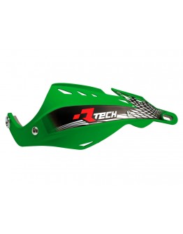 Set Handguard Racetech (RTech) Gladiator Easy Cu Prinderi Ghidon de 22.2 mm și 28.6 mm - Verde