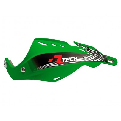 Set Handguard Racetech (RTech) Gladiator Easy Cu Prinderi Ghidon de 22.2 mm și 28.6 mm - Verde