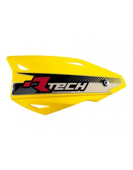 Set Handguard Racetech (RTech) Vertigo Cross/Enduro Cu Prindere pe Ghidon - Galben