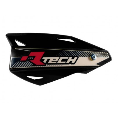 Set Handguard Racetech (RTech) Vertigo Cross/Enduro Cu Prindere pe Ghidon - Negru