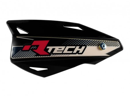 Set Handguard Racetech (RTech) Vertigo Cross/Enduro Cu Prindere pe Ghidon - Negru